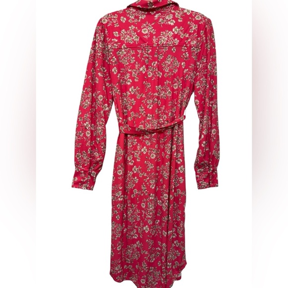 TWR HLL Long Sleeve Shirtdress with Belt - Picture 5 of 11